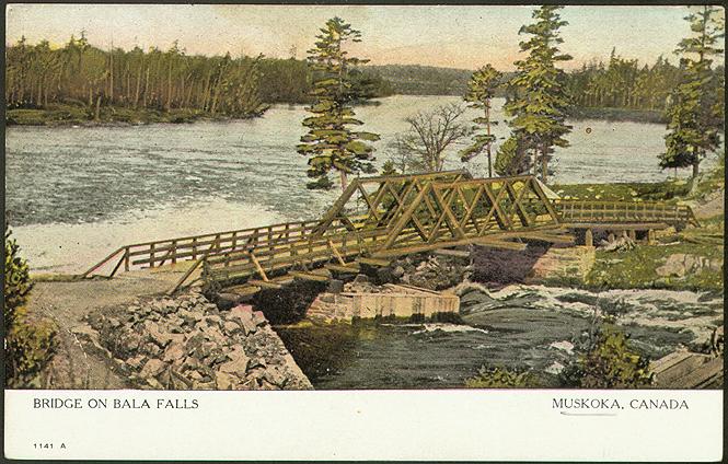 Bridge on Bala Falls, Muskoka, Canada