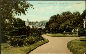 View from Protestant Hill, Port Hope, Ontario, Canada