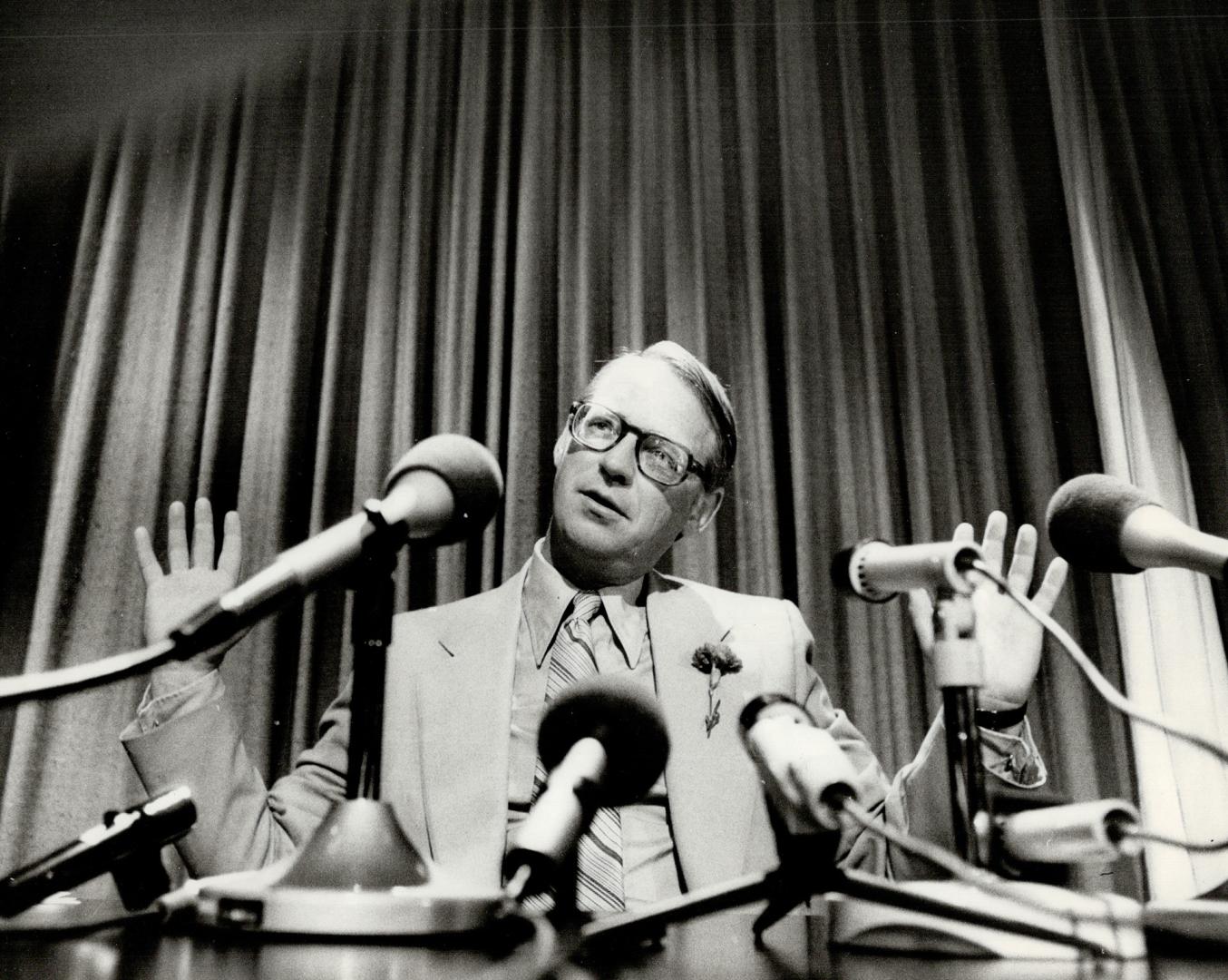 The principal candidates for the leadership of the Ontario Libertl party-- (from left) Norm Cafik, the member of Parliament for Ontario riding, MPP Do(...)