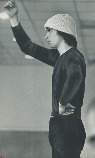 Ballet superstar Nureyev in rehearsal