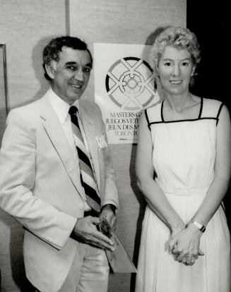 Organizers of an international sports competition with no age limits, The Masters Games, here in August, '85, are Ken and Maureen O'Bryan, who are raising $5 million for the venture