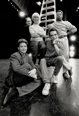Betty's Boys, National Ballet School artistic director Betty Oliphant with choreographers, from left, David Allan, James Kudeika, Robert Desrosiers and John Alleyne