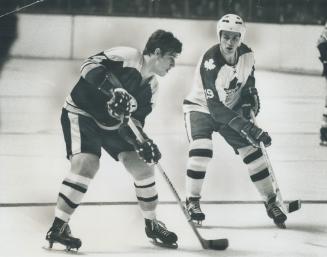 Robby Orr (shown here with helmeted Paul Henderson of Toronto Maple Leafs) is Boston's own, and Team Canada is NHL's own, and depends on good nature of American millionaires, says Dalton Camp
