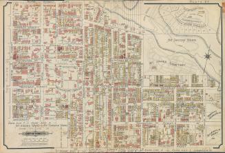 Atlas of the city of Toronto and vicinity from special survey founded on registered plans and showing all building and lot numbers.