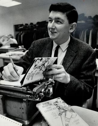 Star's Frank Orr autographs his first book