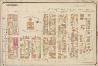 Atlas of the city of Toronto and vicinity from special survey founded on registered plans and showing all building and lot numbers.