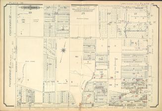 [Plate 36] Atlas of the city of Toronto and vicinity from special survey founded on registered plans and showing all building and lot numbers.