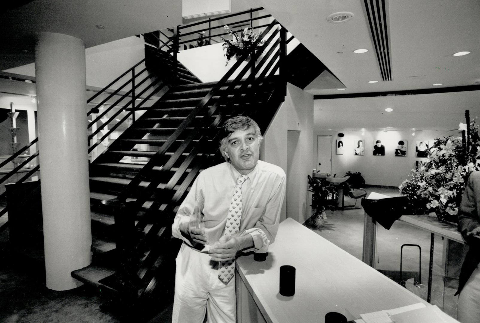 Architect Carlos Ott, who made headlines designing the Paris Opera House (inset), and his Hazelton Lanes spa