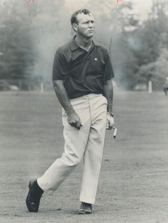 Nothing but money, Arnold Palmer, able to win little except money this year (106 Gs, one title), is MR