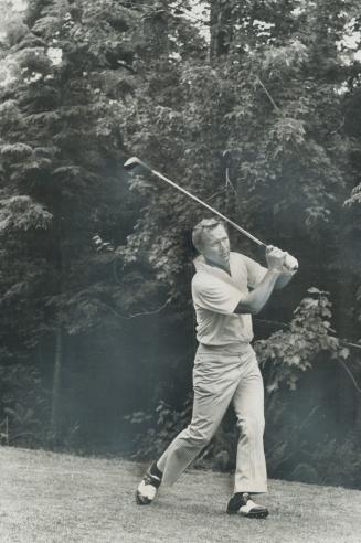 Arnold Palmer uses a high compression golf ball with a rating up to 110