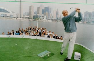 Fooore!, Arnie's Army was a well-dressed lot yesterday as the man of the hour, Arnold Palmer, launched a few balls from the bow of the Master Mathew F(...)