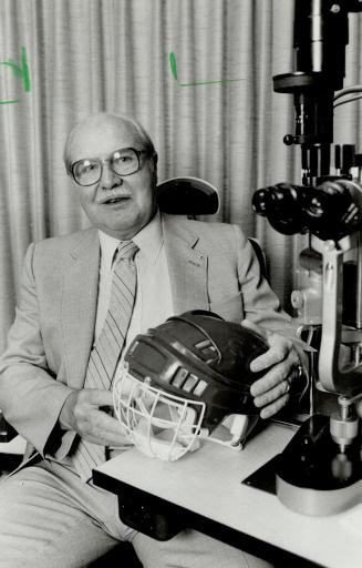 As a young doctor and a hockey fan, Tom Pashby saw too many eye injuries