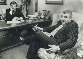 Trainer Frank Passero, right, with lawyer Eddie Greenspan, denies there way any infringement of rules