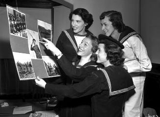 Members of Women's Royal Canadian Naval Service at the Canadian National Exhibition