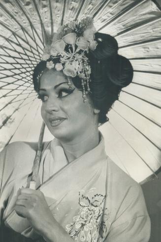 Italian-Canadian singer Maria Pellegrini played title role in Madam Butterfly at the O'Keefe Centre last night