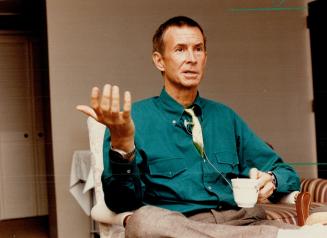 Anthony Perkins, He plays writer in TV show that mixes horror and comedy