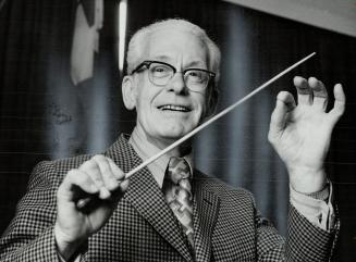 The music man of Toronto schools for 27 years, Harvey Perrin will lay down his baton soon - but not before he conducts a concert by 3,000 city students in a Massey Hall concert on May 26 and 27