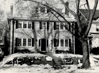 Home sweet home, Premier David Peterson and his wife Shelley purchased this 60-year-old, gray stone house in Rosedale