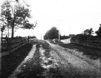 Railway crossing, possibly Greenwood Avenue