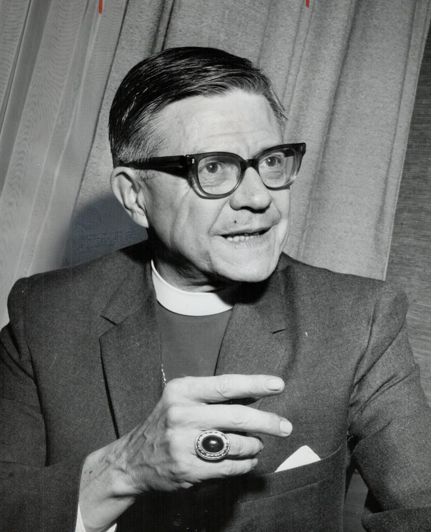 Bishop James Pike. Spoiling for a trial