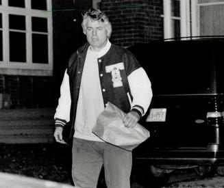 Centre of storm, John Piper, arriving home last night, says he will have a statement 'in a couple of days' about his resignation from Premier's office