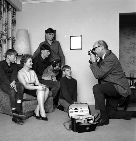 CFRB broadcaster Bill Bright and family