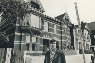 Jack Pollock in front of his new Dundas St