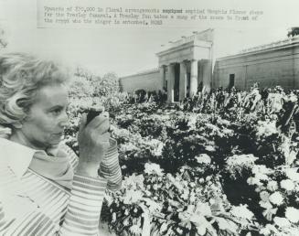 Upwards of $70,000 in floral arrangements emptied Memphis Flower shops for the Presley funeral