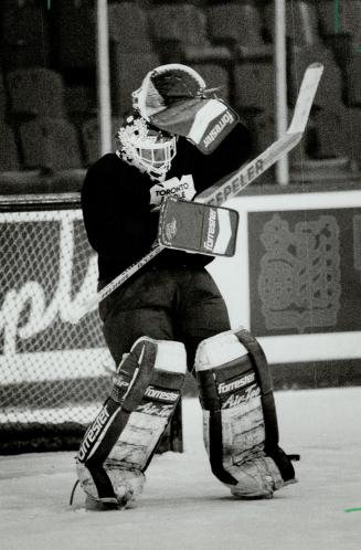 Ready to start, Daren Puppa, acquired along with Dave Andreychuk in the recent Grant Fuhr deal, is expected to make his first start tomorrow night in Minnesota