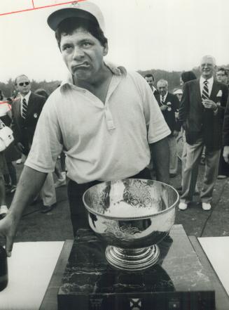 Hey, Lee, smile! Lee Trevino capped his recent victory in the Canadian open by winning the Canadian PGA championship yesterday at the National Golf Cl(...)
