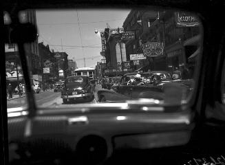 Traffic conditions, Yonge Street