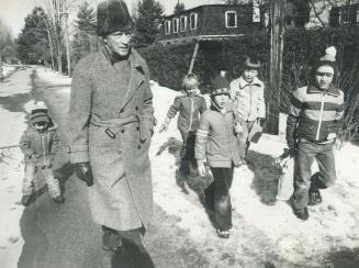 Pierre Trudeau and his Children