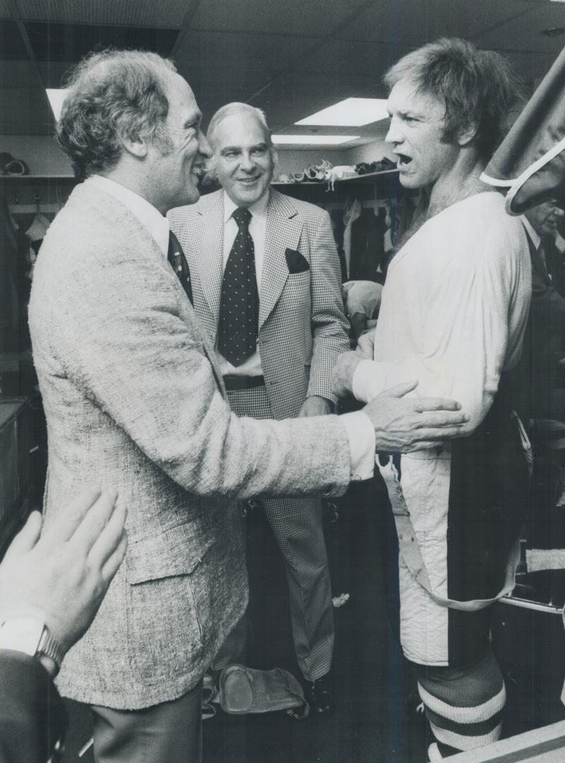 Pierre Trudeau and Bobby Hall