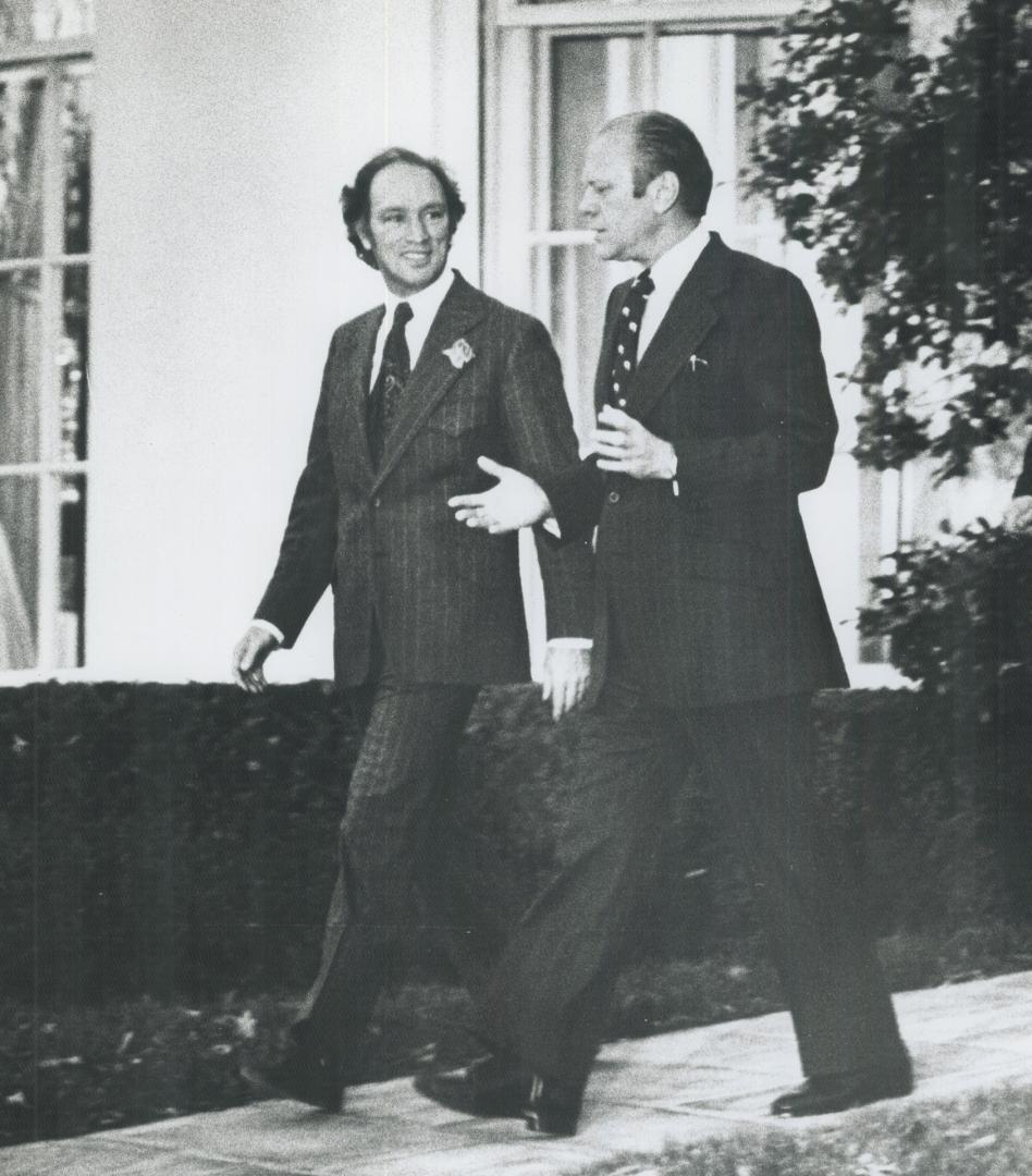 Pierre Trudeau and President Ford