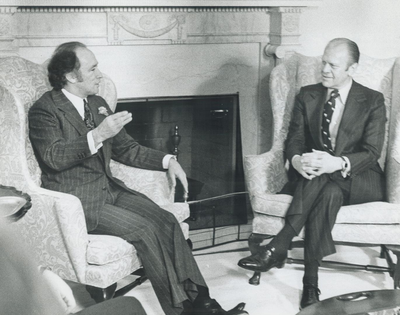 Pierre Trudeau and President Ford