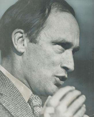 A leading contender in race for leadership of Liberal party-even though he has not yet announced he will run-Justice Minister Pierre Elliott Trudeau r(...)