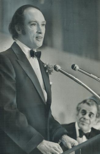 Speaking on women's rights, Prime Minister Pierre Trudeau tells audience of 2,300 at Liberal party fund-raising dinner last night that he has named task force to study status