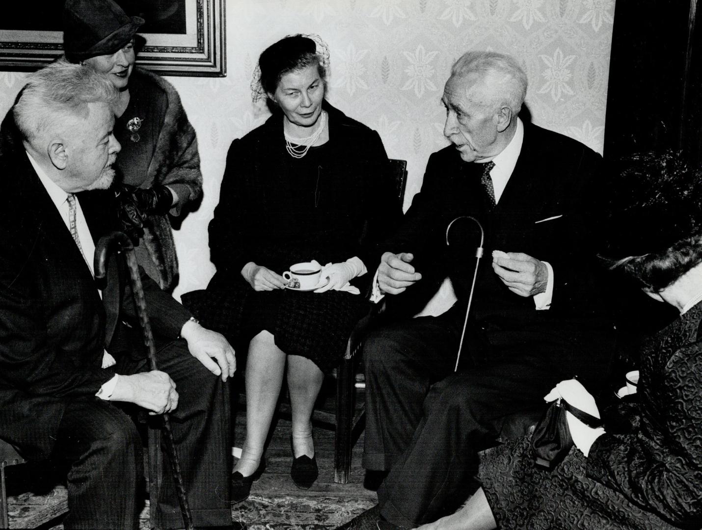 Left to right - Sir Ernest MacMillan Mrs