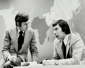 Peter Trueman. News anchorman