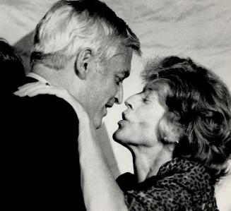 After a speech kiss from wife to P