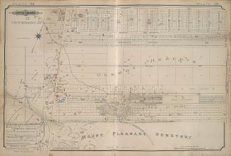 Image shows an atlas of the city of Toronto and vicinity from special survey founded on registe ...