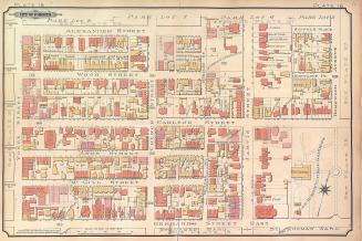 Atlas of the city of Toronto and vicinity from special survey founded on registered plans and showing all building and lot numbers.