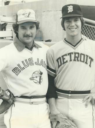 All smiles are brothers Tom (left) and Pat Underwood, at least until a few hours from now, when they square off against each other as starting pitcher(...)