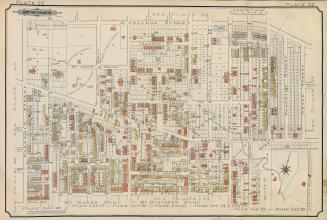 Atlas of the city of Toronto and vicinity from special survey founded on registered plans and showing all building and lot numbers.