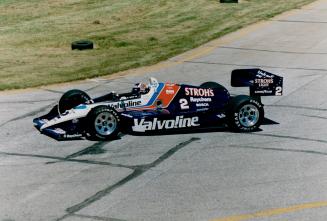 Al Unser Jr.: Age, 27, home, Albuquerque, N.M., status, married with two daughters, Indy-car season, 8th, victories, 9, car, Lola T89/00-Chevrolet, te(...)