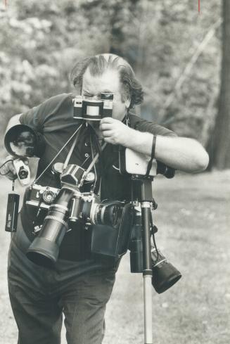 Star reporter Gerald Utting is a camera freak from way back