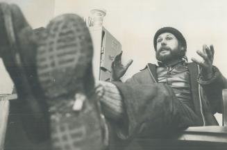 Armand Vaillancourt, the bushy-faced Montreal artist, is up to his knees in mud and unfinished sculpture in High Park
