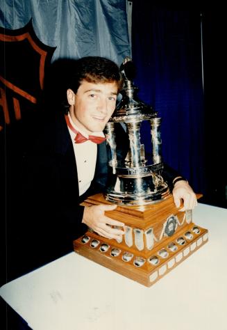 John Vanbiesbrouck of New York Rangers won the Vezina Trophy as top goalie after his 3