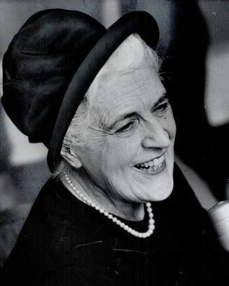 Widow of Governor-General Georges Vanier, who died in office, Pauline Vanier once described the loss of her husband as almost like being cut in half