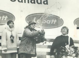 Beer flows like champagne as Gilles Villeneuve uncorks his jubilation at first Grand Prix triumph